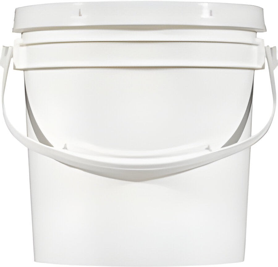 E. Hofmann Plastics - 8.4 Liters White Pail With Plastic Handle - PR840