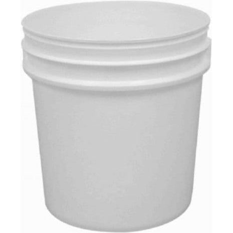 E. Hofmann Plastics - 19 Liters White Plastic Pails No Handle - PR1907 (Special Order Item)