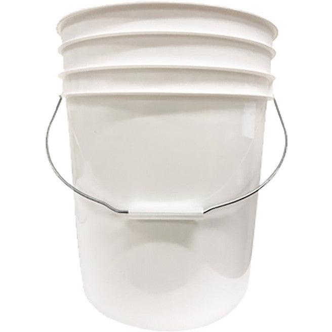 E. Hofmann Plastics - White Plastic Pail with Metal Handle - PR1700 (Special Order Item)