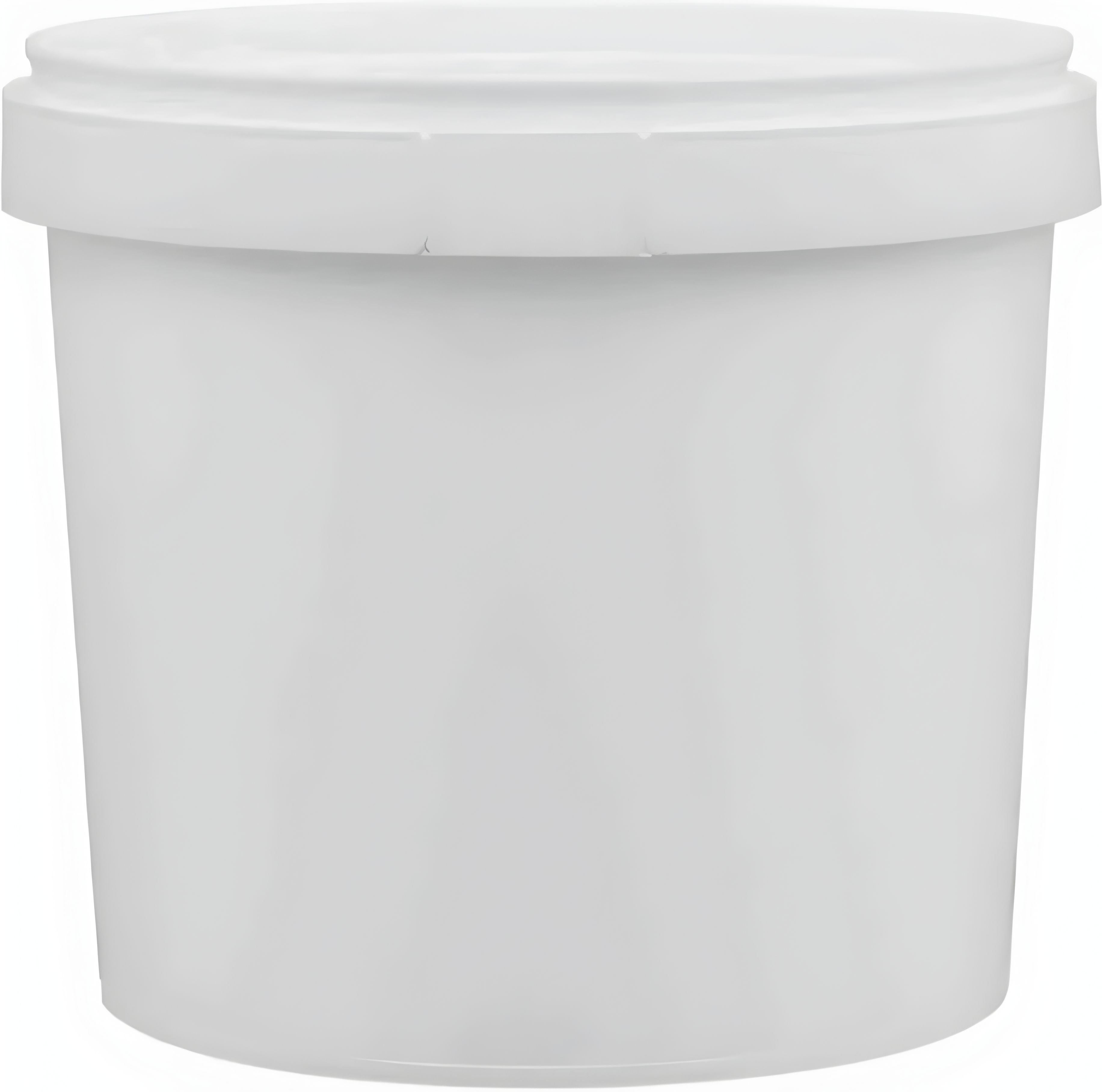 E. Hofmann Plastics - White Tamper Evident Lid for PR1100 Plastic Pail - LR1100