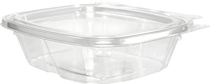 Dart Container - 8 Oz Clear PET Plastic Tamper Evident Container with Flat Lid, 200/Cs - CH8DEF