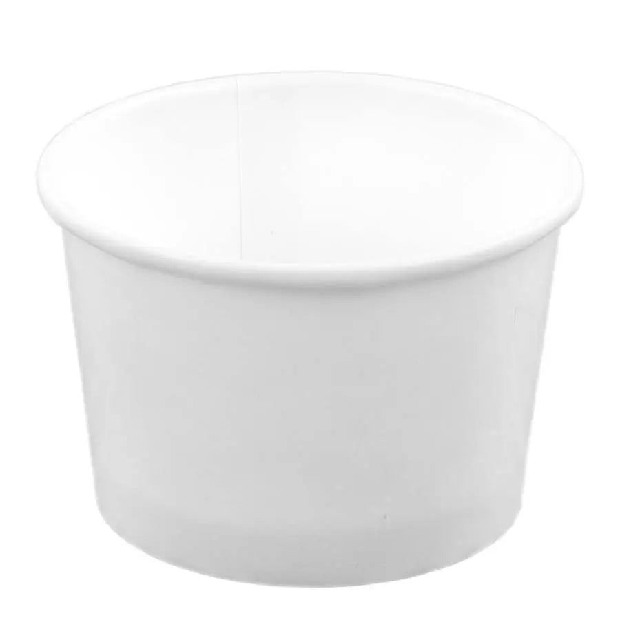 Genpak - 4 Oz Foam Fibracan Round Container, 1000/cs, 20cs/sk - 245400