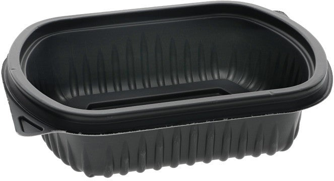 Pactiv Evergreen - MealMaster 12 Oz Black Microwavable Tray Base, 232/Cs - YCN846120000