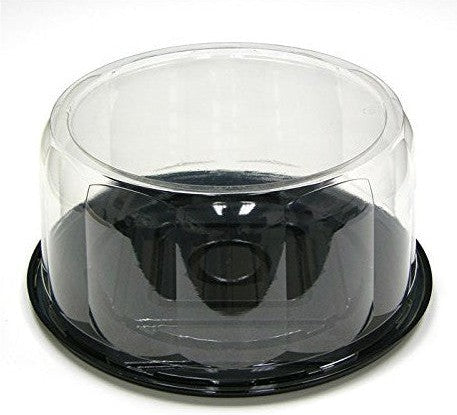 Pactiv Evergreen - Loaf Cake Container and Lid, Black Base with Clear Lid - TV0244CB