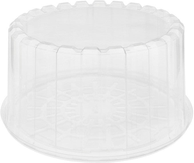 Pactiv Evergreen - 9" OPS Deep Cake Container with Dome Lid, 90/Cs - YCI899010000