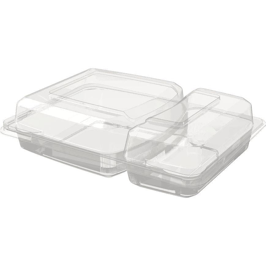 Tilton Plastic - 12 Oz Small Rectangular Clear Clamshell Container, 200/Cs - BIO-33