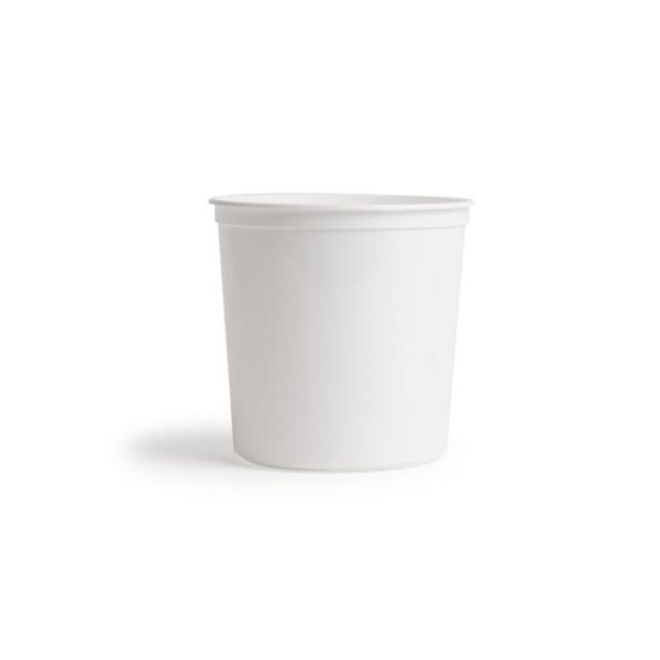 Plastipak - 2 Litre White Plastic Pail, 232/Cs - 2703020