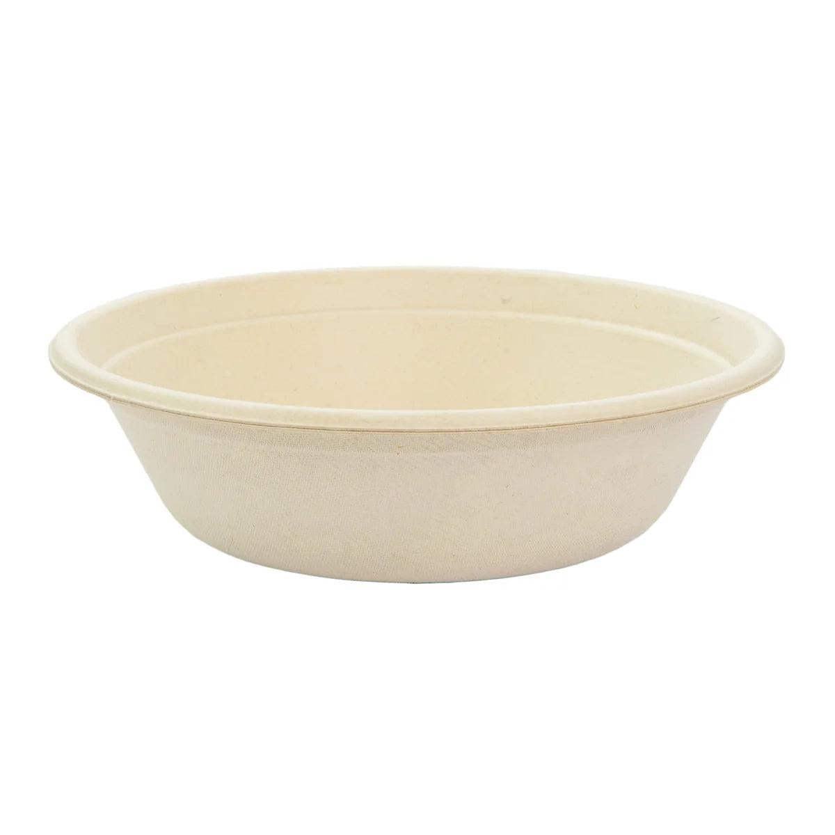 30 Oz Round Bagasse Bowl, 125 x 4/Cs - TB-30