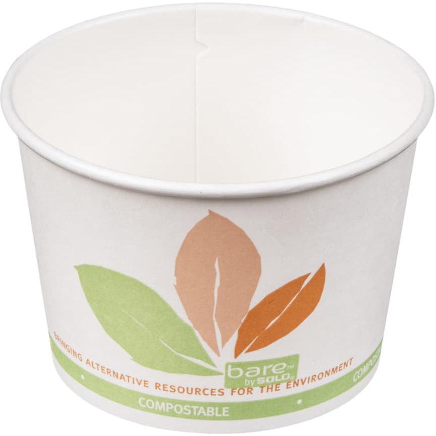Dart Container - 12 Oz Solo Bare Eco-Forward Paper Soup /Food Cup Pape