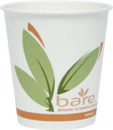 Dart Container - 10 Oz Solo Bare Eco-Forward Paper Hot Cups, 1000/cs - 410RC-J8484