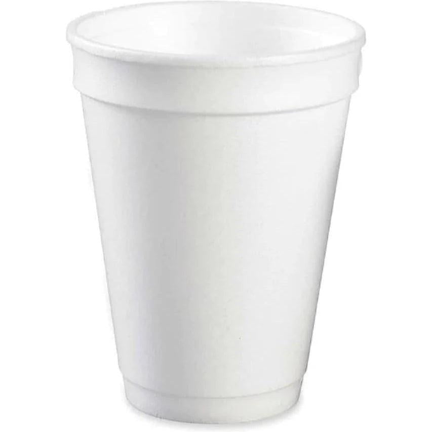 Genpak 9 Oz Plain Foam Cups, 1000/Cs - 900M