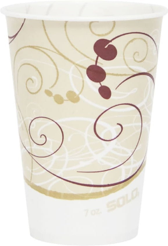 Dart Container - Solo Symphony Design 7 Oz Waxed Cold Paper Cold Cups, 2000/cs - R7N-J8000