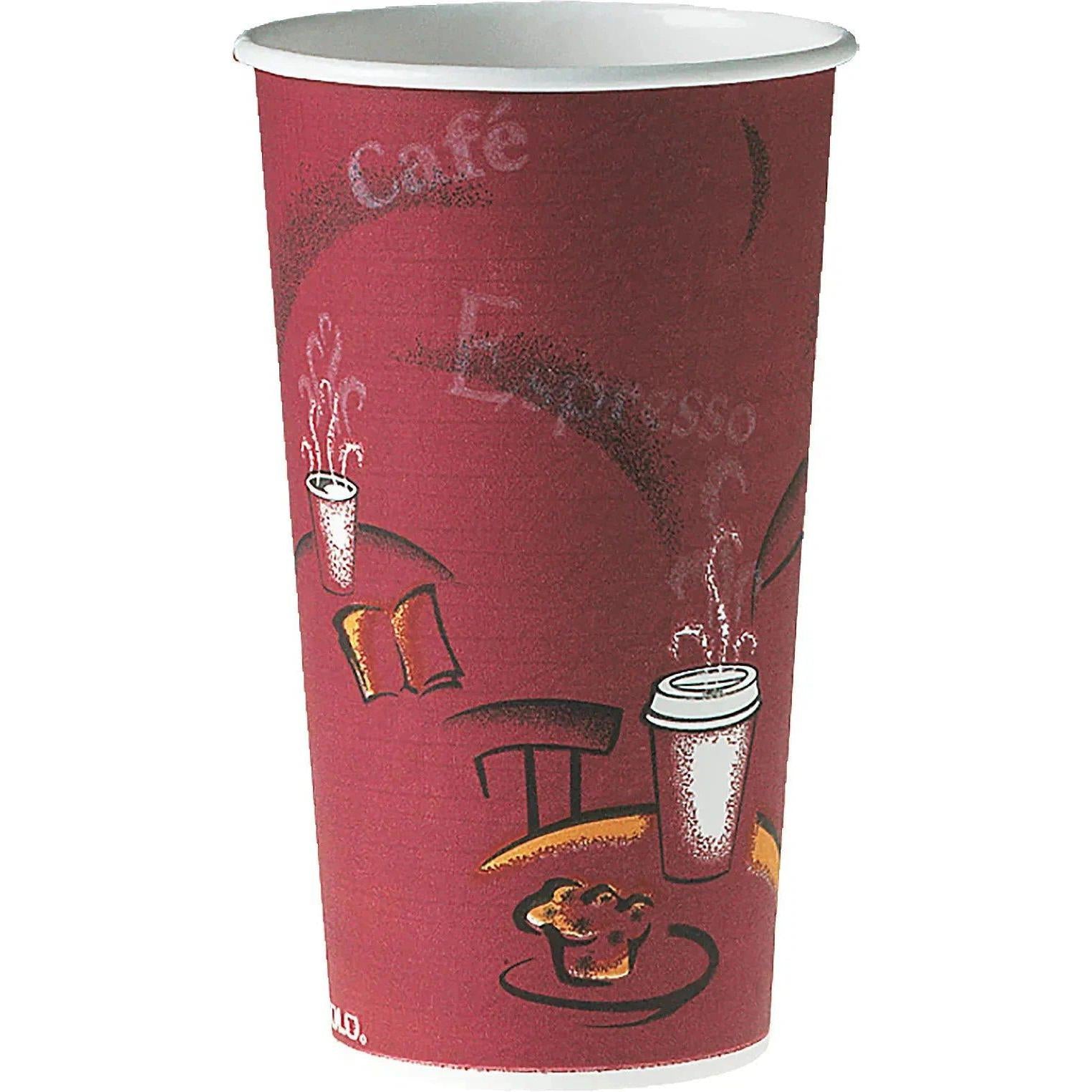 Dart Container - Solo Bistro 12 Oz Paper Hot Cups, 1000/Cs - 412SIN ...
