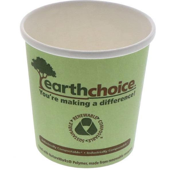Pactiv Evergreen - 16 Oz Earth Choice Large Compostable Green Soup Container, 500/Cs - PHSC16ECD (Special Order Item)
