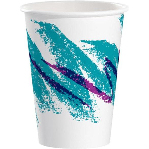 Dart Container - 12 Oz Solo Jazz Design Cold Paper Hot Cups, 1500/cs ...