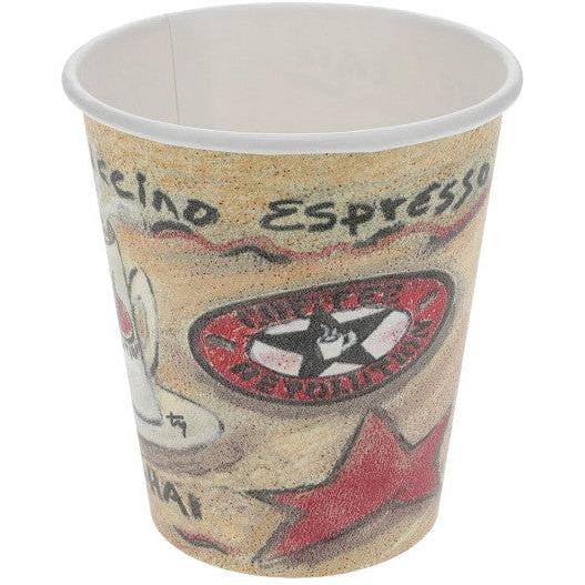Pactiv Evergreen - 10 Oz Paper Coffee Revolution Design Hot Drink Cups, 1000/Cs - 23590
