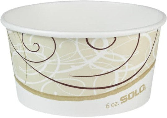 Dart Container - Solo 6 Oz VS SSP Symphony Design Paper Container, 1000/cs - VS506X-J8000