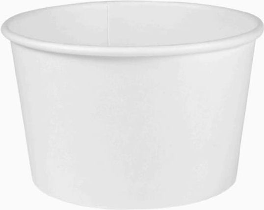 Dart Container - Solo VS SSP 8 Oz White Paper Container, 1000/cs - VS508-2050