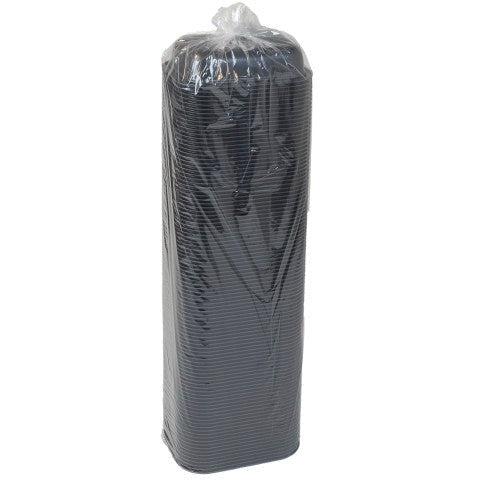Pactiv Evergreen - 17 Oz Black Rectangular CPET Tray, 630 Count - P8008Z