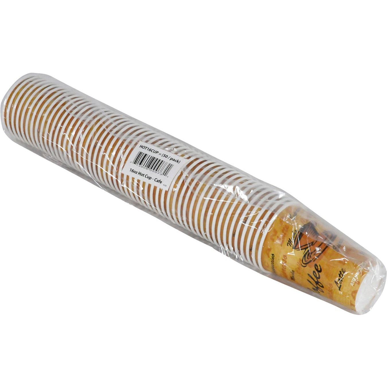 YesEco - 16 Oz Paper Hot Cup, 1000/Cs - HOT16CUP