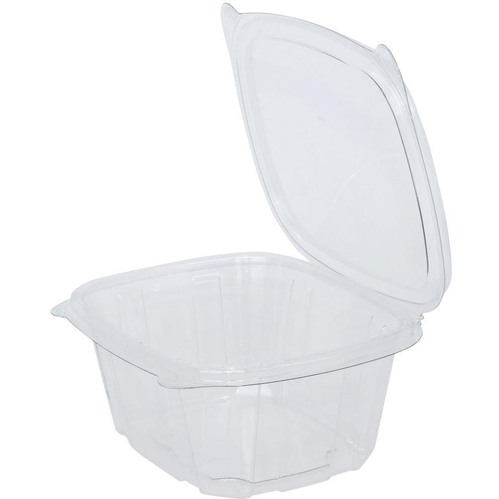 RitePak - 16 Oz Clear Hinged Deli Container, 200/cs - DH16