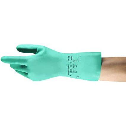 Ansell - 13" XXL Green 15 Mil Nitrile Gloves - 37-175-11