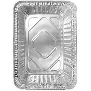 HFA - 1.5 lb Oblong Foil Shallow Conatiner, 500/Cs - 2061-30-500