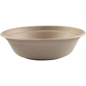 Hy-Pax - 32 Oz Tan Compostable Bowl, 4/75/Pk - TB-32