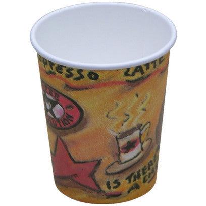 Pactiv Evergreen - 10 Oz Paper Coffee Revolution Design Hot Drink Cups, 1000/Cs - D10HCREV