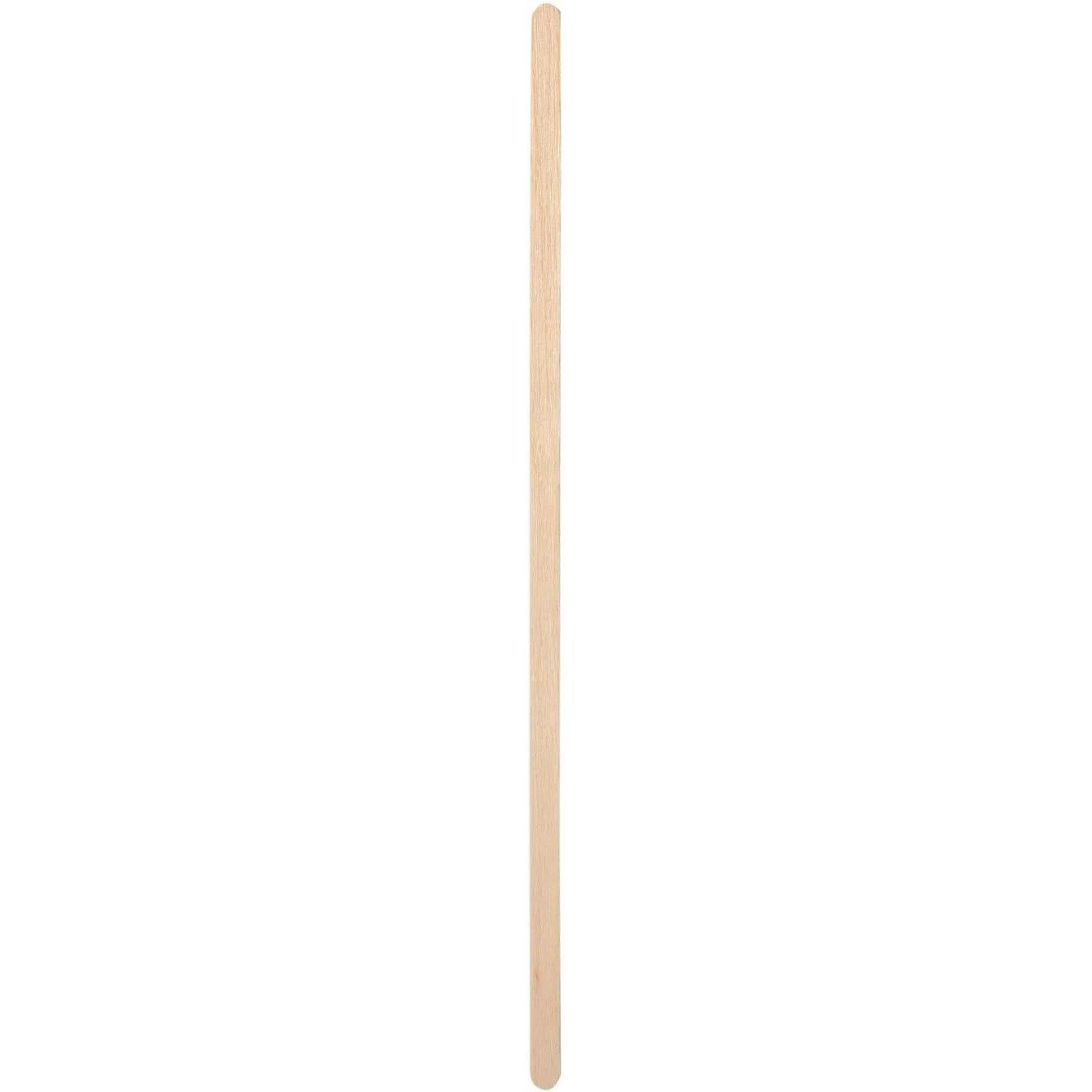 Hy-Stix - 7" Wooden Round End Coffee Stirrers , 1000/Box - 80-414C