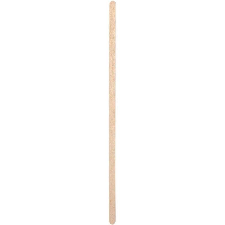 Hy-Stix - 7" Wooden Round End Coffee Stirrers , 1000/Box - 80-414C