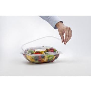 Sabert - 32 Oz Medium M Square Bowl, 300 Per Case - 18032TR