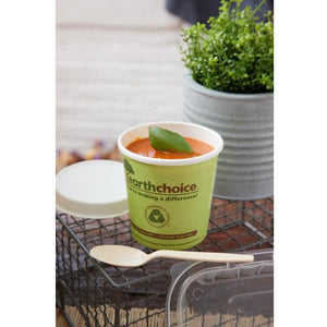 Pactiv Evergreen - 16 Oz Earth Choice Large Compostable Green Soup Container, 500/Cs - PHSC16ECDI