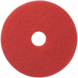 Americo - 12" Red Buffing Floor Pads, 5/Cs - 404412