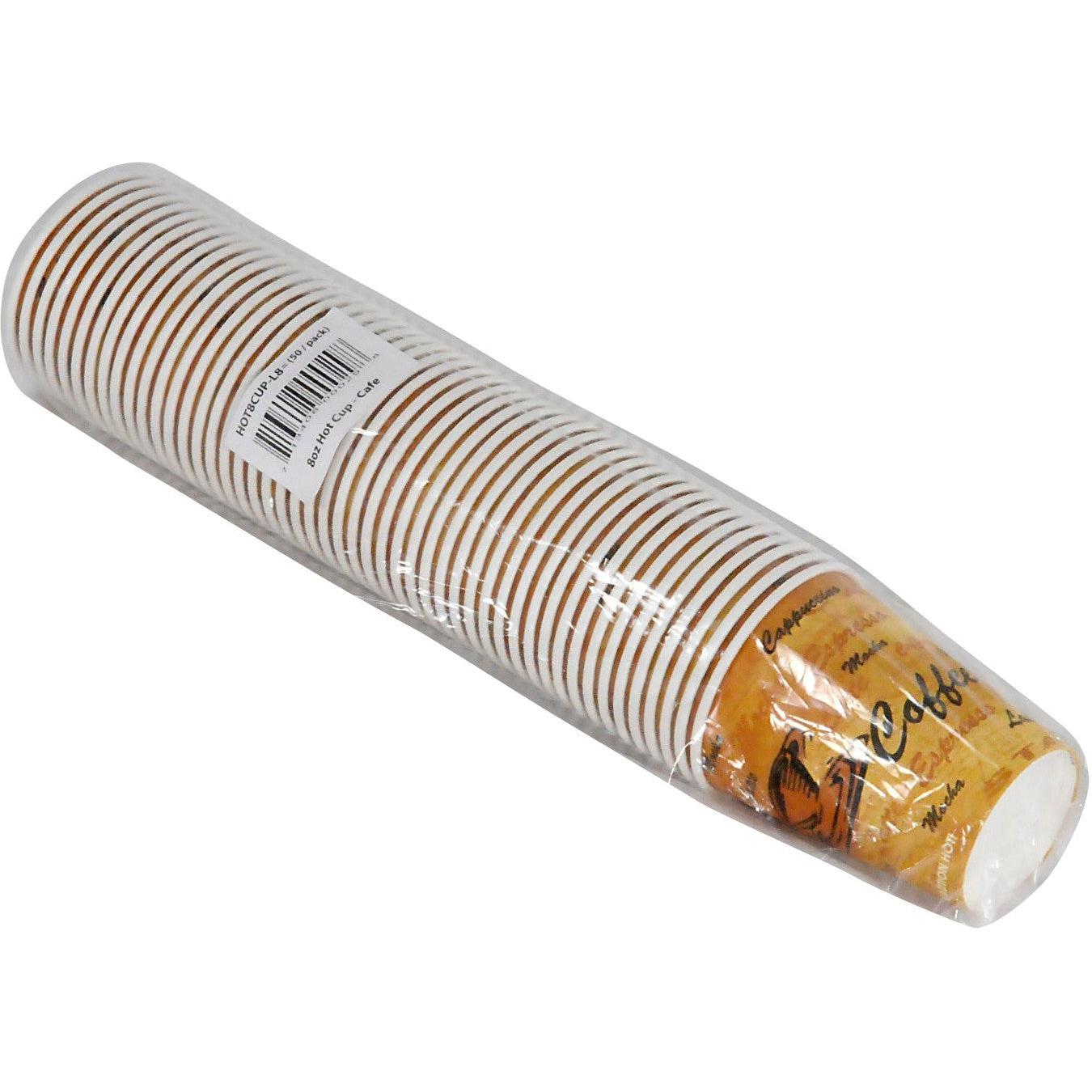 YesEco - 8 Oz Paper Coffee Hot Cup, 1000/Cs - HOT8CUP-L8