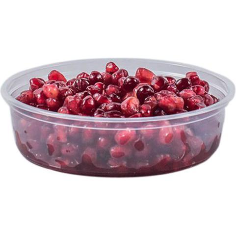 Fabri-Kal - 8 Oz Clear Polypropylene Round Deli Containers , 500/Cs - 9505100