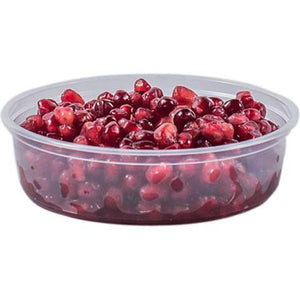 Fabri-Kal - 8 Oz Clear Polypropylene Round Deli Containers , 500/Cs - 9505100