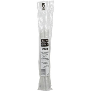 Pactiv Evergreen - Clear Plastic Flat Lid for 1 Oz Portion Cup, 2500/cs - YLS1FR