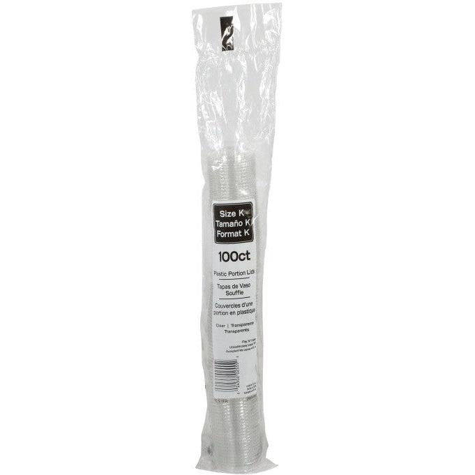 Pactiv Evergreen - Clear Plastic Flat Lid for 1 Oz Portion Cup, 2500/cs - YLS1FR