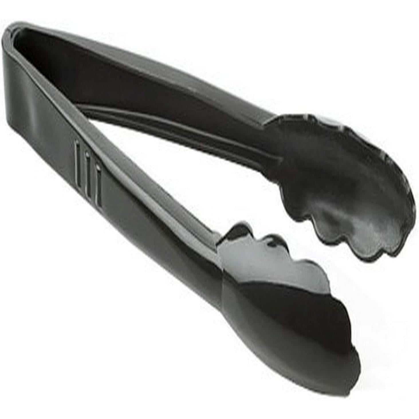 Fineline Settings - 7" Black Heavy Duty Tongs - 3370-BK