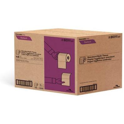 Cascades Tissue Group - 1000 Sheets Classique 1 Ply Toilet Tissue 48 Rl/Cs - B011