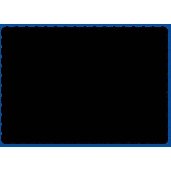 Sanfacon - 9.5" x 13.5" Black Placemats, 1000/Cs - 006115