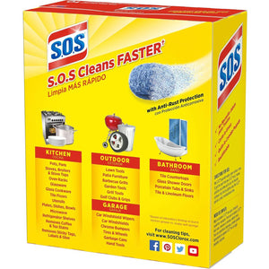 S.O.S - Soap Filled Steel Wool Cleaning Pads - HP02950