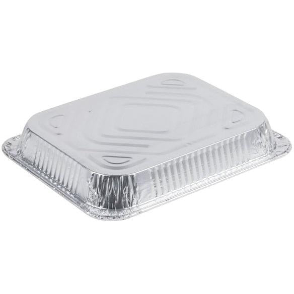 Western Plastics - 1.68" Deep, Half Size Foil Steam Table Pan Shallow, 100/Cs - 5112-37