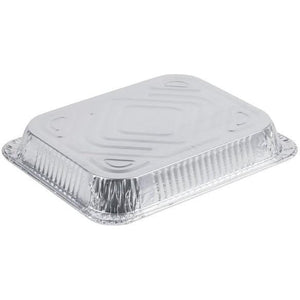Western Plastics - 1.68" Deep, Half Size Foil Steam Table Pan Shallow, 100/Cs - 5112-37