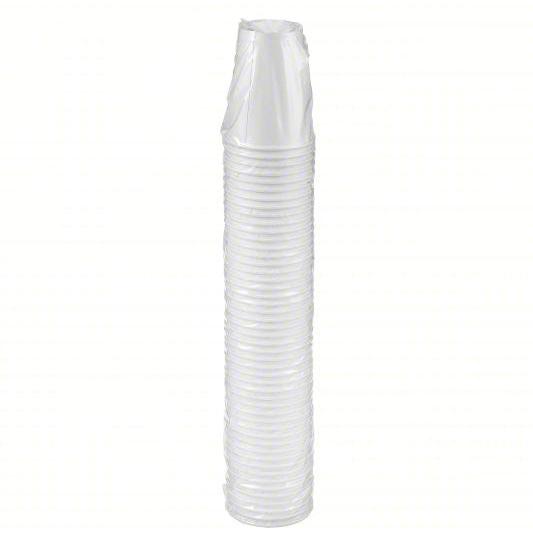 Winsham Fabrik - 8 Oz Individually Wrapped Paper White Hot or Cold Cup, 500/Cs - MRC23355