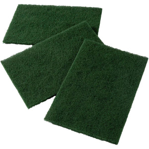 Swipes - 6" X 9" Green Medium Duty Scouring Pad, 10/Pk - SO96