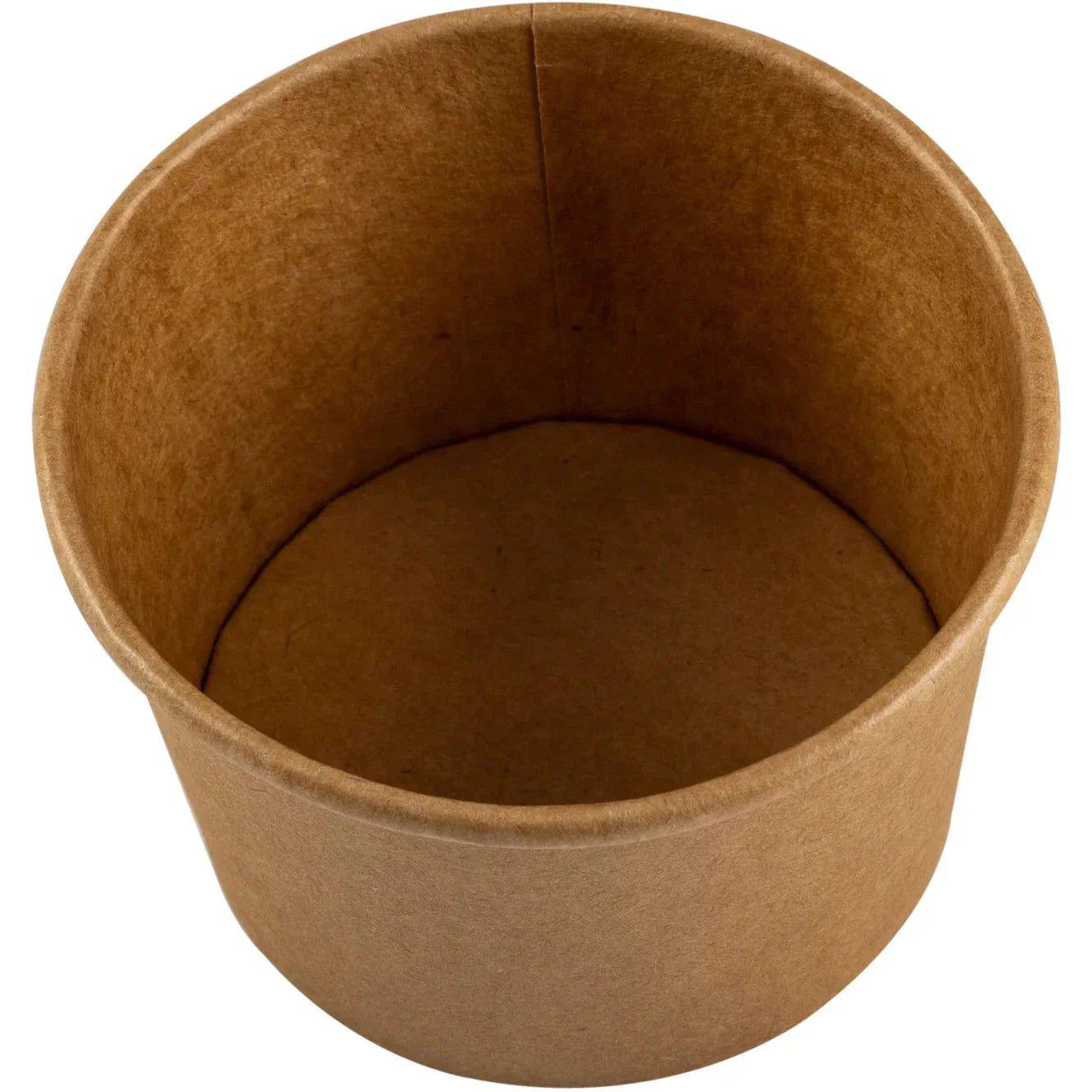 Hy-Pax - 8 Oz Paper Kraft Container, 20/50/Pk - HPE-PBWL08