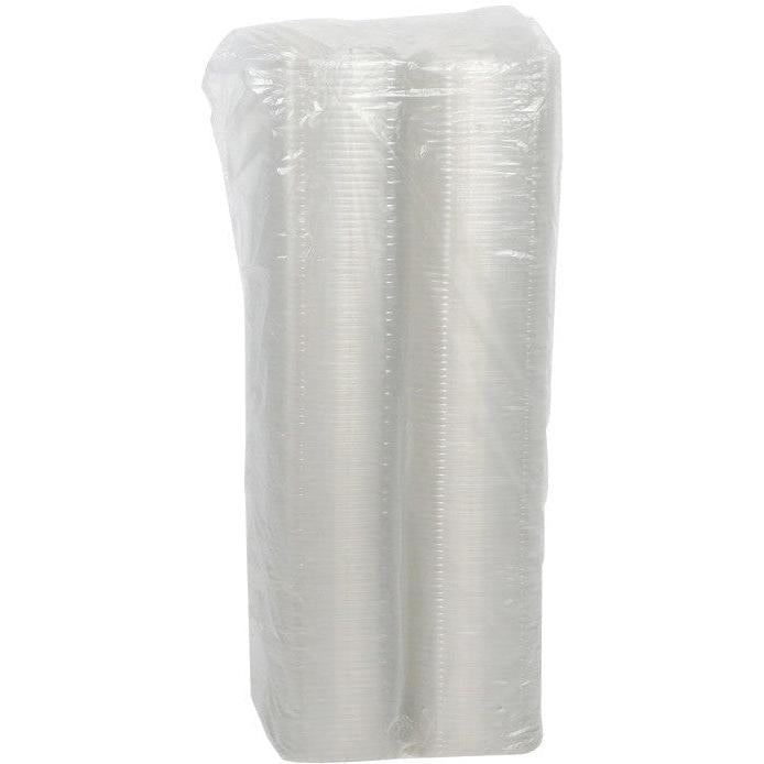 Pactiv Evergreen - 4" Clear Recycled Plastic Square Flat Lid, 960/Cs - YY4SFLTR