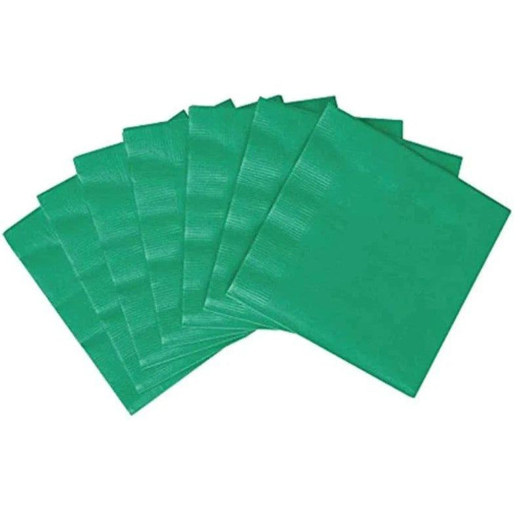Amscan - 2 ply Green Dinner Napkins, 600/Cs - 62215.03